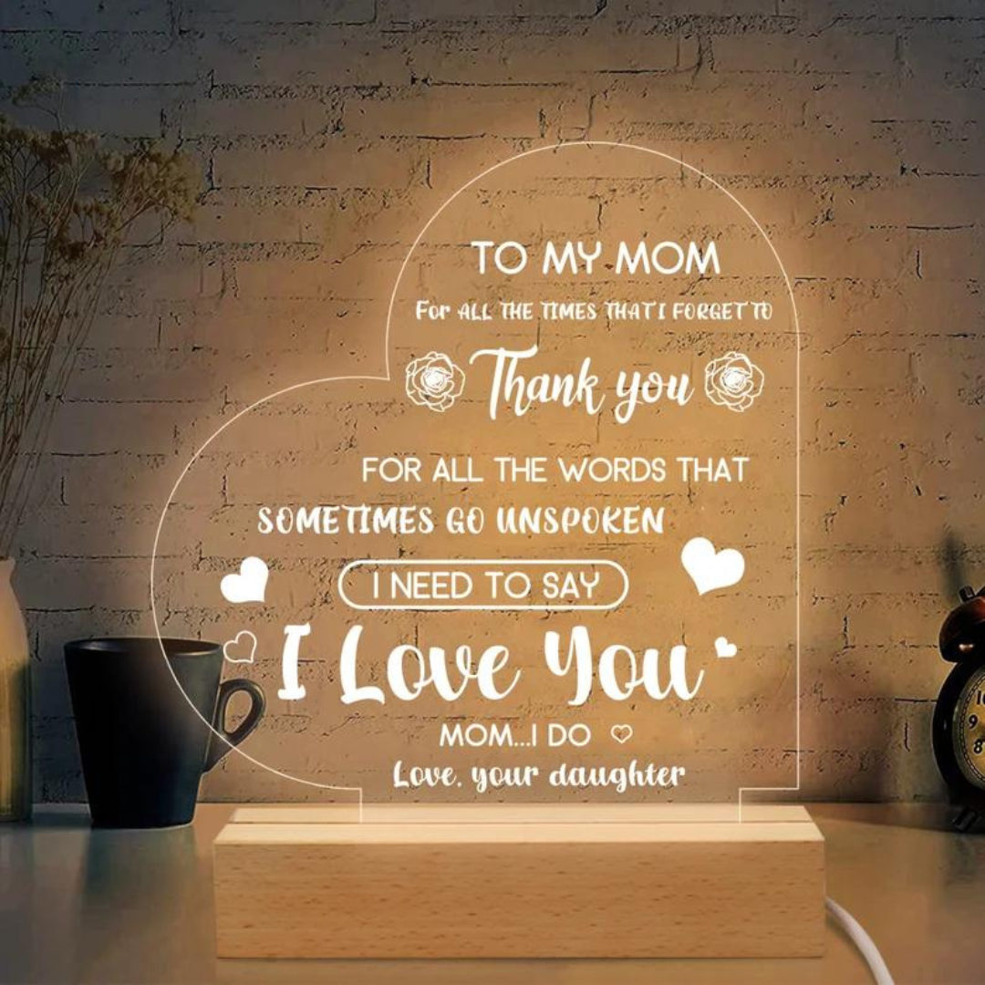 PERSONALIZED MOM SMILE - ACRYLIC LAMP