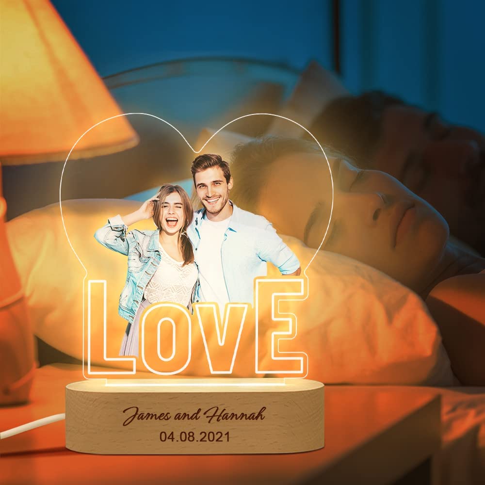 PERSONALIZED FAMILY SMILE LED TABLE LAMP